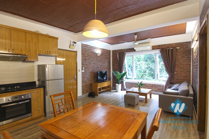 One bedroom serviced apartment for rent in Tay Ho street